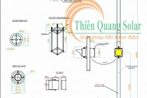 Đèn tín hiệu giao thông năng lượng mặt trời TQS-D300 đèn đôi